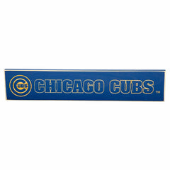 Chicago Cubs Engraved Wood Sign, 3.5" x 18", MLB, Home