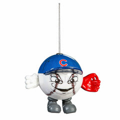 Chicago Cubs Ball Head Ornament, MLB, Home