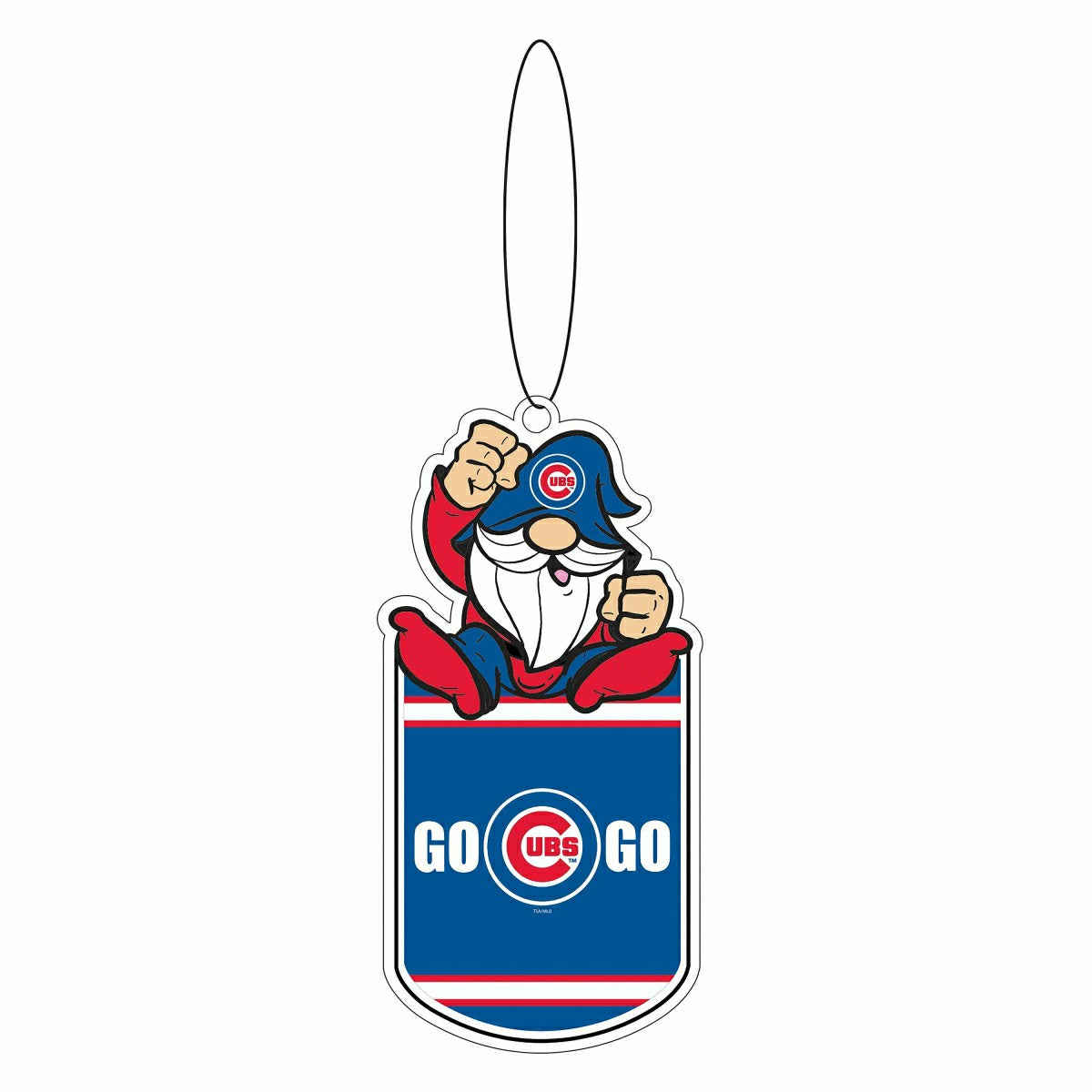 Chicago Cubs Gift Tag Ornament, Gnome Fan, MLB, Home