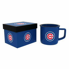 Chicago Cubs Ceramic Camp Cup with Enamel Finish, 14oz, MLB, Home