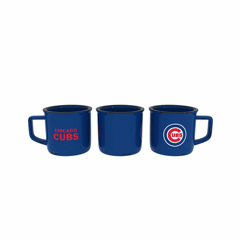 Chicago Cubs Ceramic Camp Cup with Enamel Finish, 14oz, MLB, Home