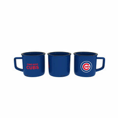 Chicago Cubs Ceramic Camp Cup with Enamel Finish, 14oz, MLB, Home