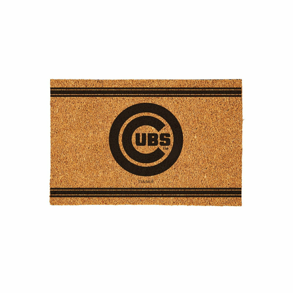 Chicago Cubs Large One Color Coir Mat, 36"x24", MLB