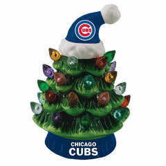Chicago Cubs 8" LED Ceramic Christmas Tree, MLB, Home