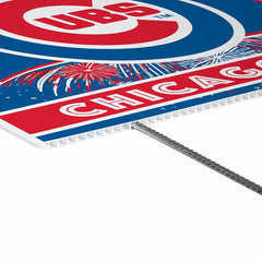 Chicago Cubs Yard Sign, Patriotic, MLB, Home