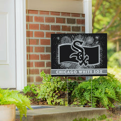 Chicago White Sox Yard Sign, Patriotic, MLB, Home