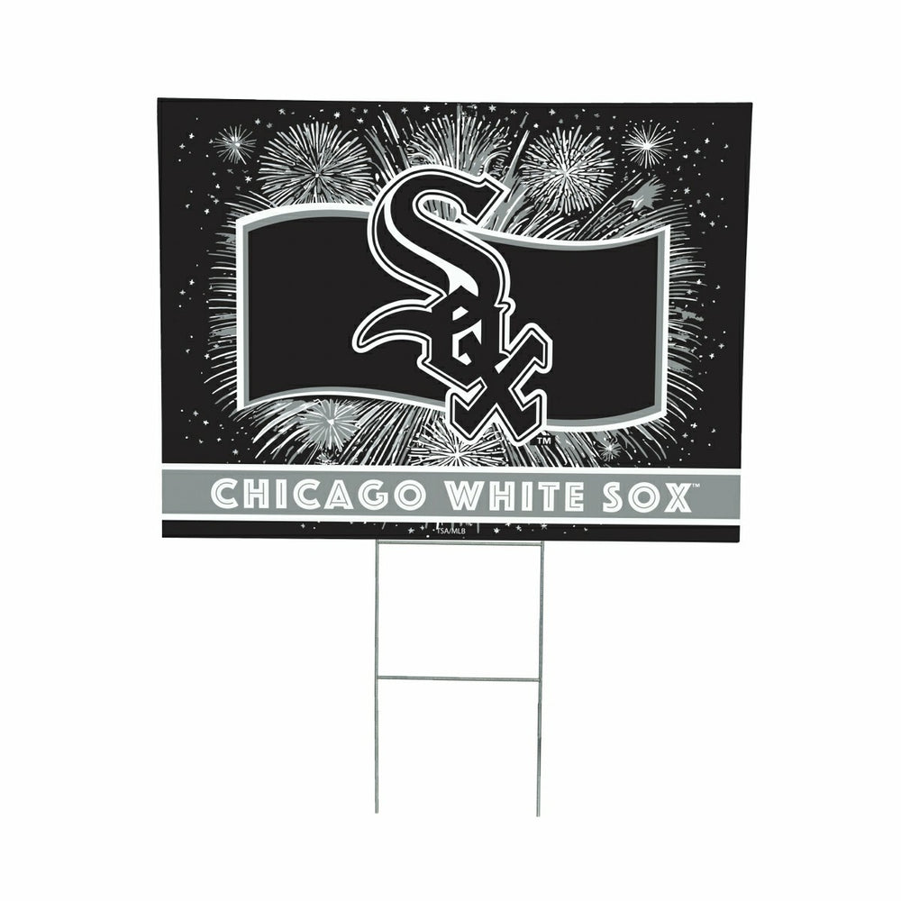 Chicago White Sox Yard Sign, Patriotic, MLB, Home