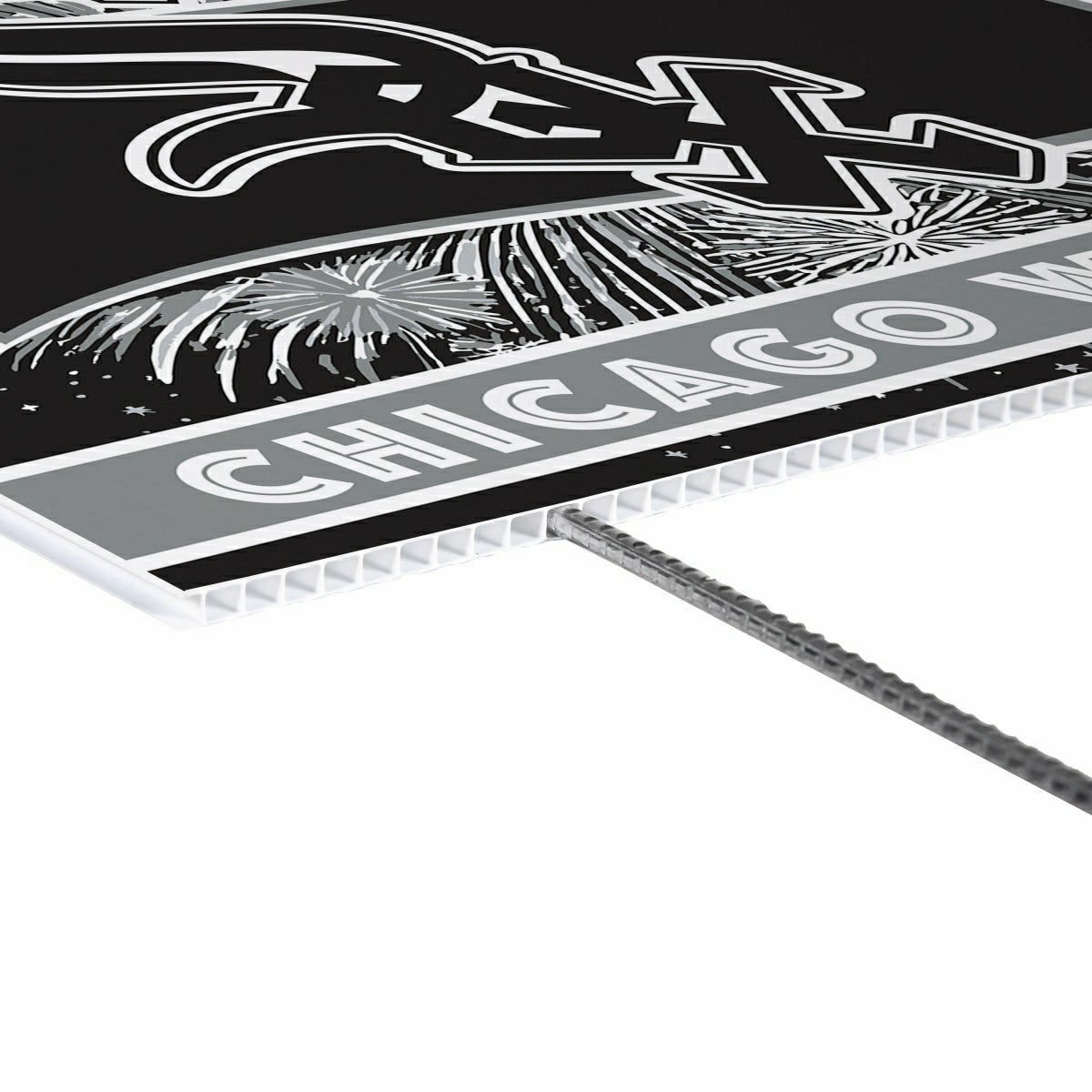 Chicago White Sox Yard Sign, Patriotic, MLB, Home