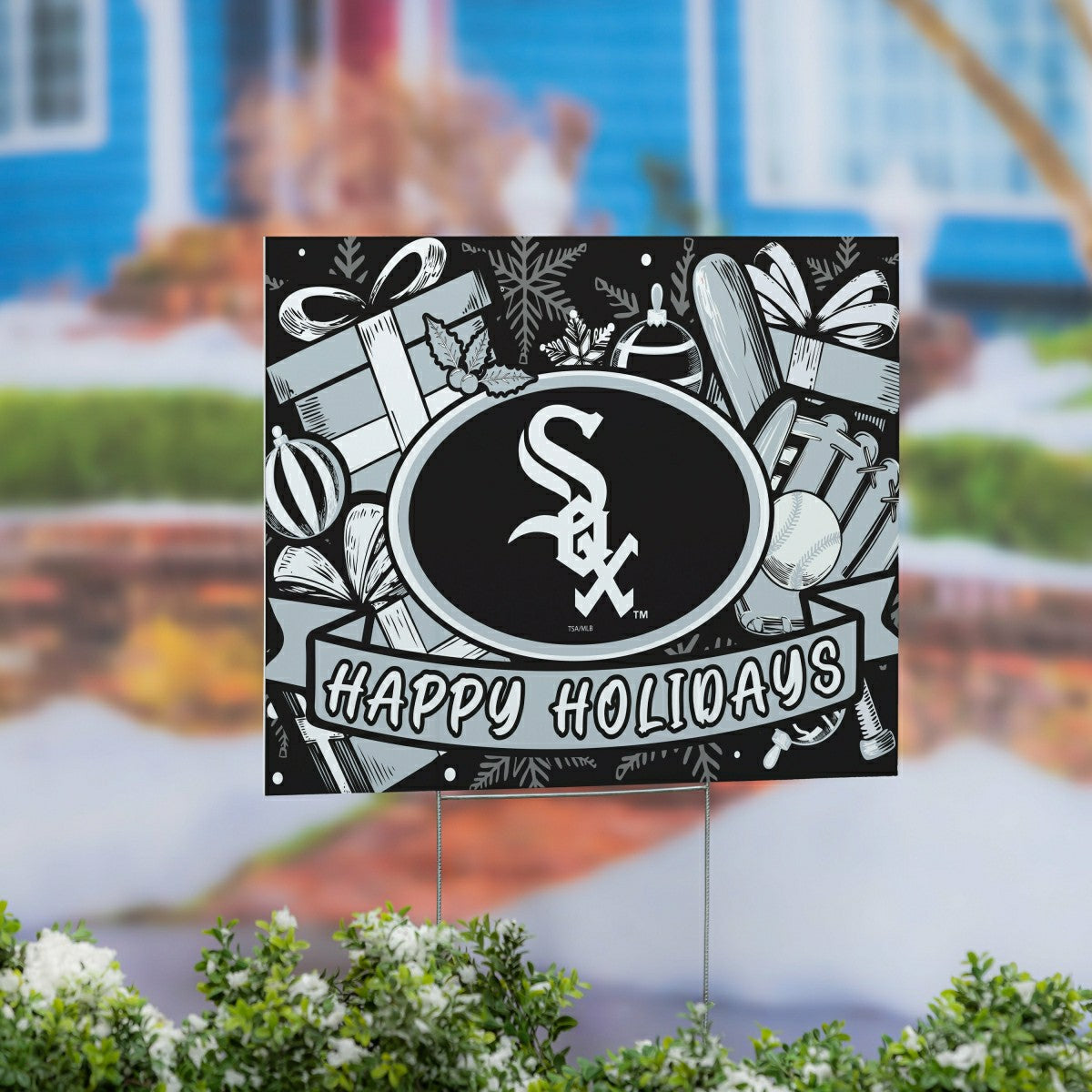 Chicago White Sox Yard Sign, Holiday, MLB, Home