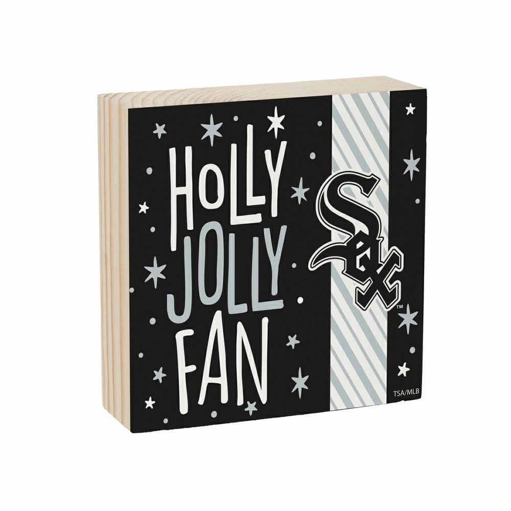 Chicago White Sox Block, Holiday, 6x6, MLB, Home