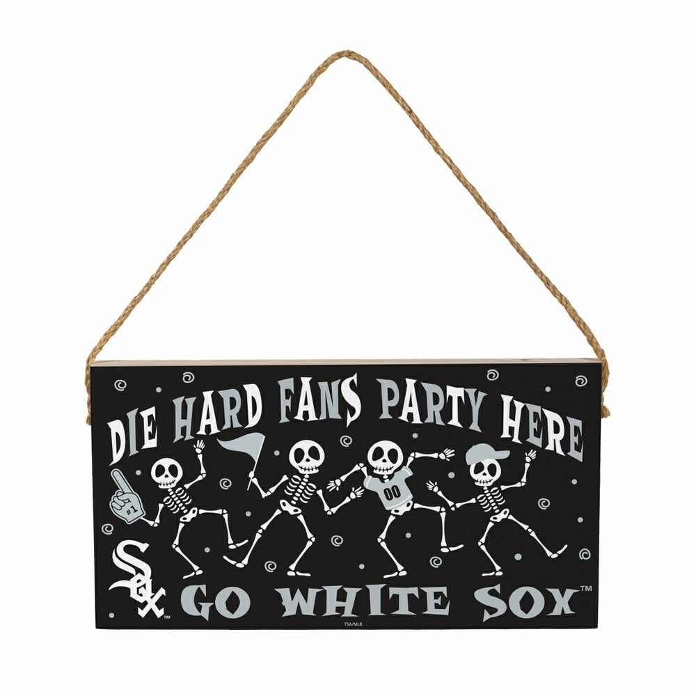 Chicago White Sox Halloween Wood Wall Sign, 6x11, MLB, Home