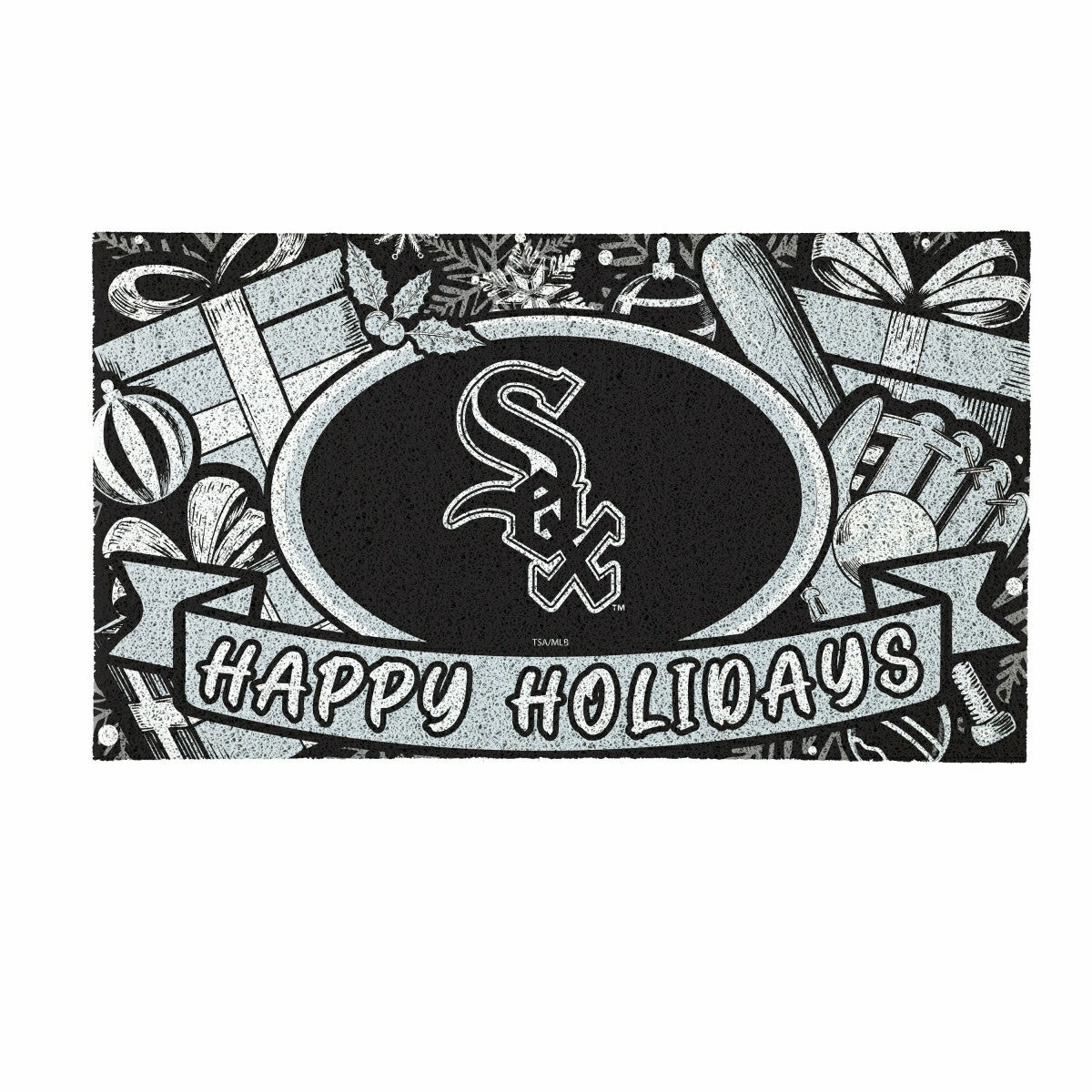 Chicago White Sox Holiday PVC Mat, 28"x16", MLB