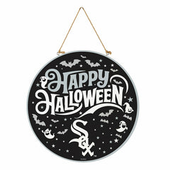 Chicago White Sox Halloween Round Door Décor with Hanging Rope, 18x18, MLB, Home