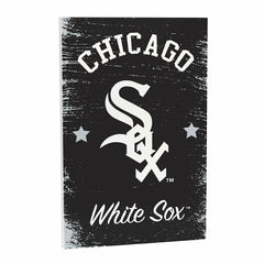 Chicago White Sox Wood Wall Sign, 16x24, MLB, Home