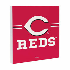 Cincinnati Reds Wood Wall Sign, 12x12, MLB, Home
