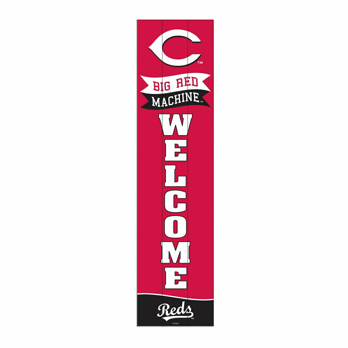 Cincinnati Reds, 46" Leaner, MLB, Home