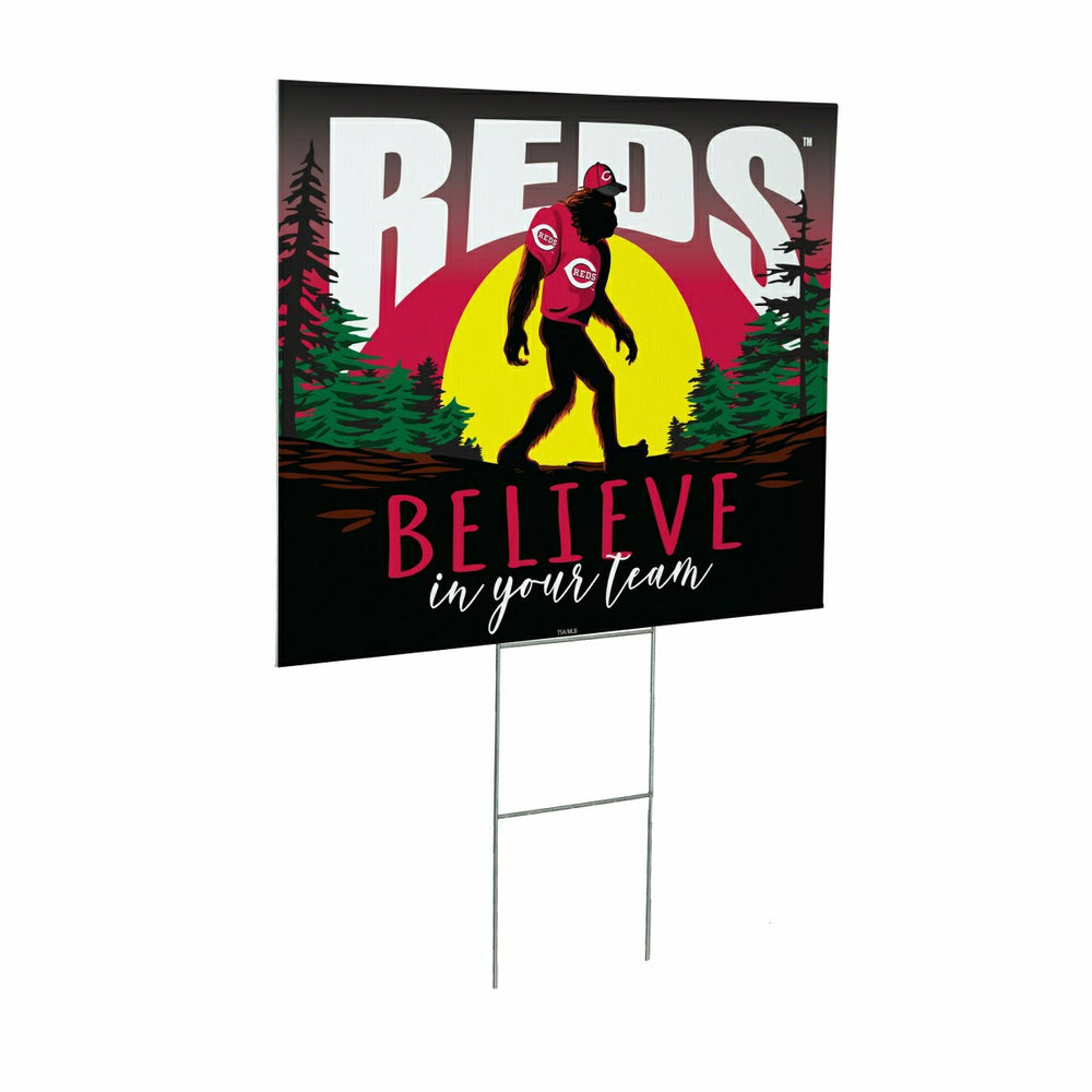 Cincinnati Reds Yard Sign, Bigfoot, MLB, Home