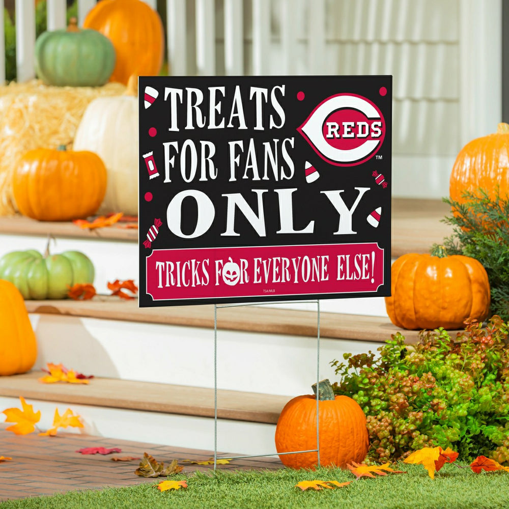 Cincinnati Reds Yard Sign, Halloween Treats for Fans, MLB, Home
