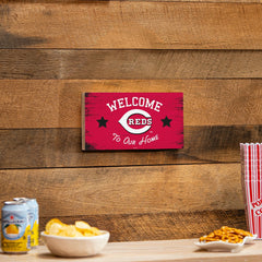 Cincinnati Reds Wood Wall Sign, 6x11, MLB, Home