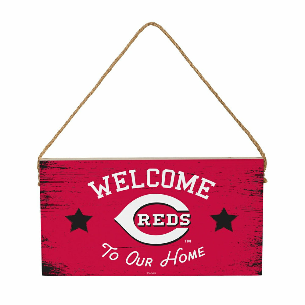 Cincinnati Reds Wood Wall Sign, 6x11, MLB, Home