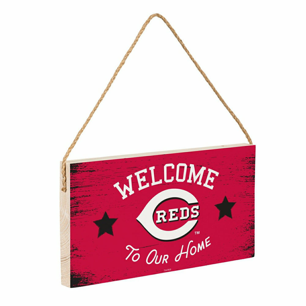 Cincinnati Reds Wood Wall Sign, 6x11, MLB, Home