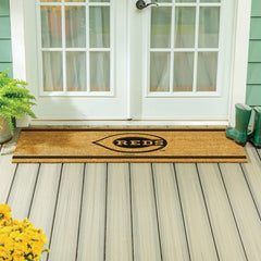Cincinnati Reds Extra Large One Color Coir Mat, 60"x24", MLB