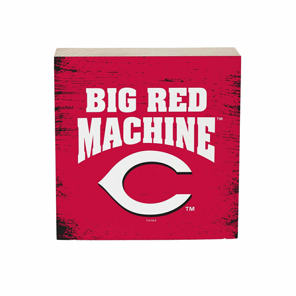 Cincinnati Reds Plock, Down Home Fans, 6x6, MLB, Home