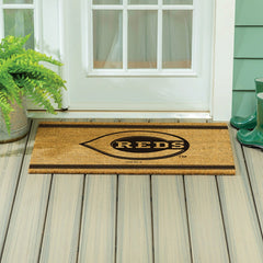 Cincinnati Reds Large One Color Coir Mat, 36"x24", MLB