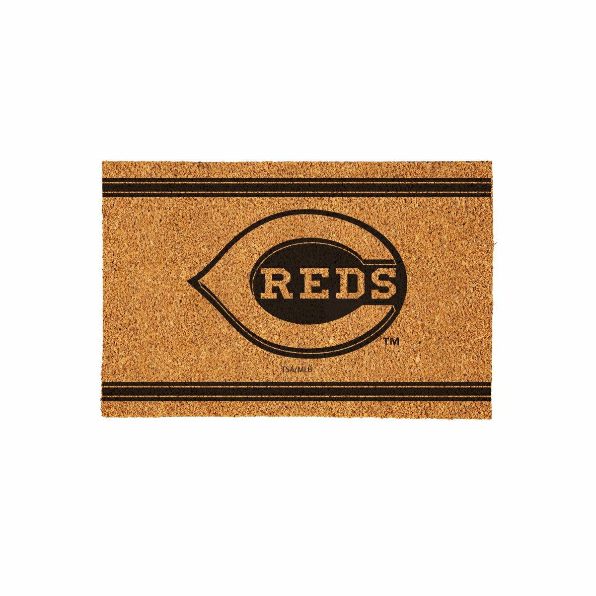 Cincinnati Reds Large One Color Coir Mat, 36"x24", MLB