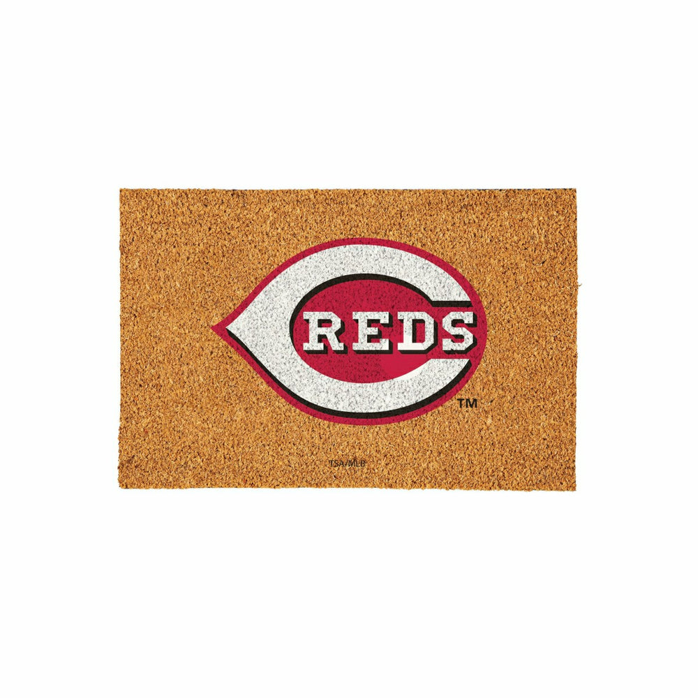 Cincinnati Reds Large Full Color Coir Mat, 36"x24", MLB