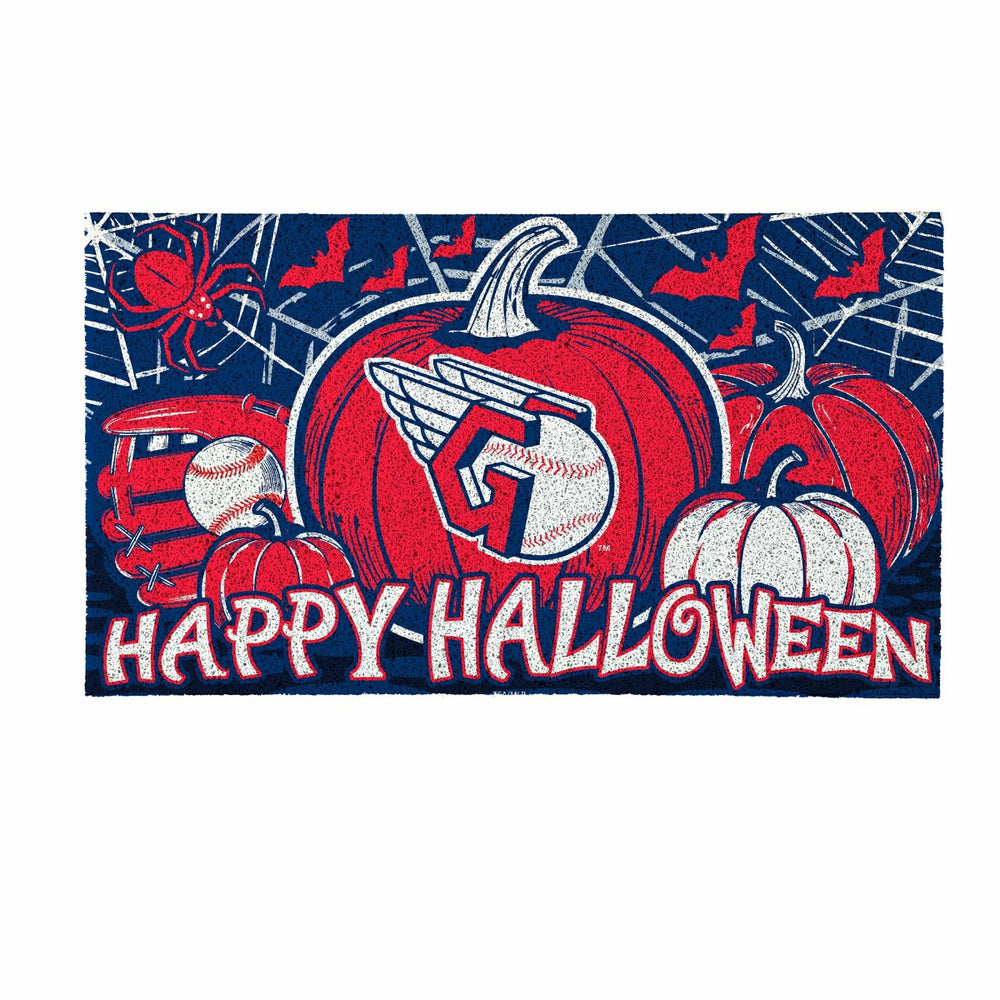 Cleveland Guardians Halloween PVC Mat, 28"x16", MLB