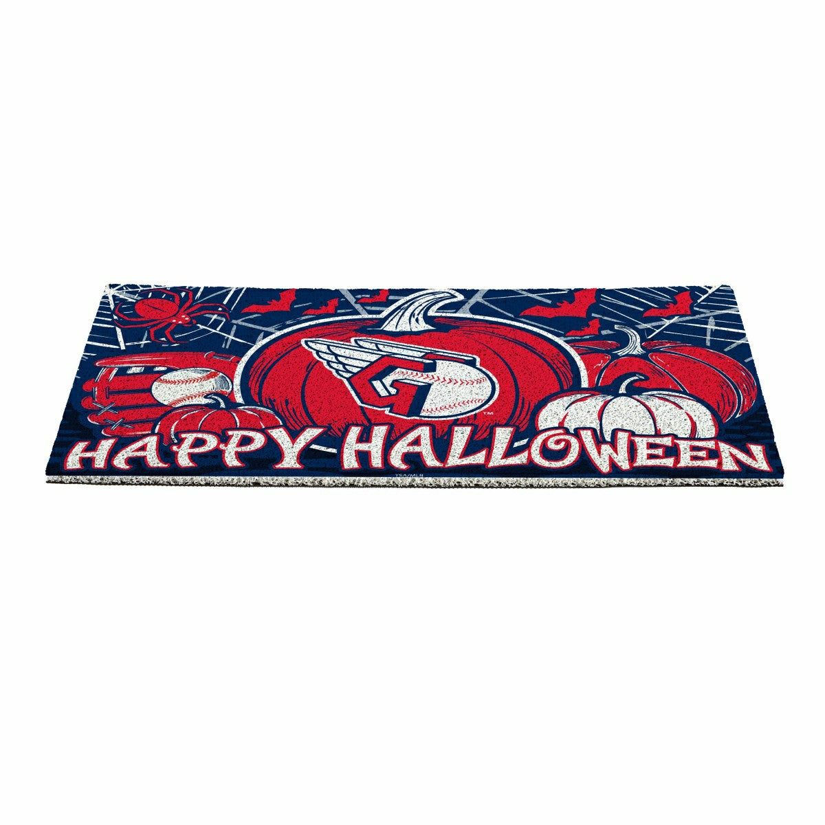 Cleveland Guardians Halloween PVC Mat, 28"x16", MLB
