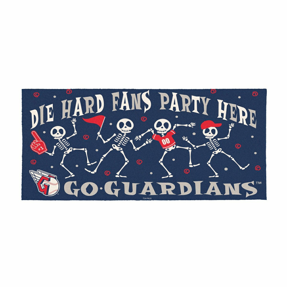 Cleveland Guardians Flocked Coir Halloween Sassafras Switch Mat, 22"x1, MLB
