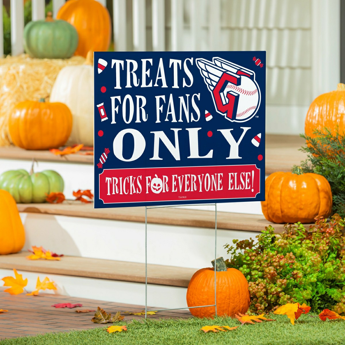 Cleveland Guardians Yard Sign, Halloween Treats for Fans, MLB, Home