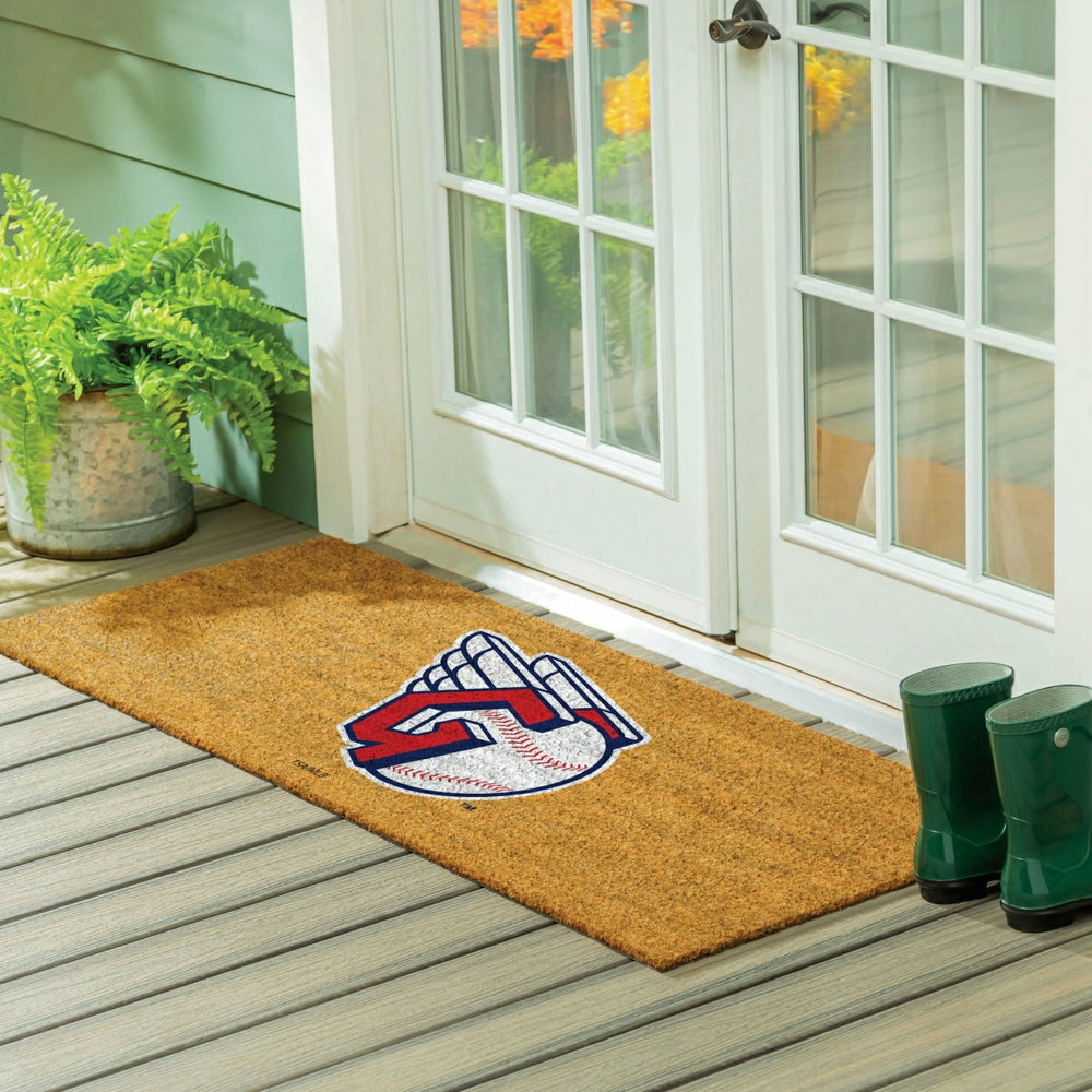 Cleveland Guardians Extra Large Full Color Coir Mat, 60"x24", MLB