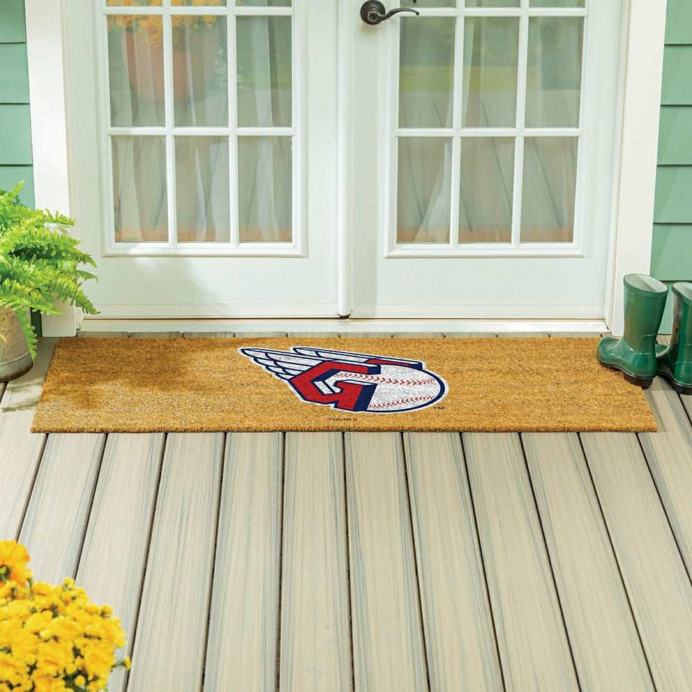Cleveland Guardians Extra Large Full Color Coir Mat, 60"x24", MLB