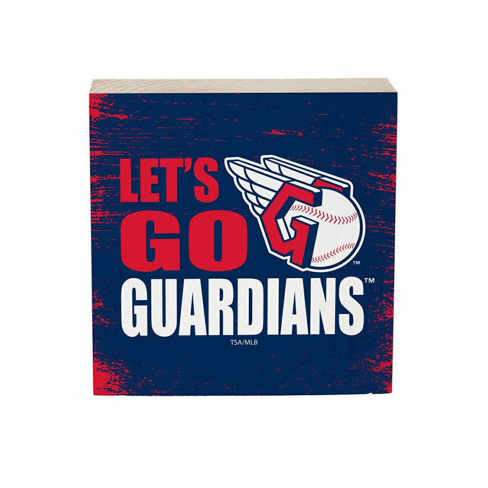 Cleveland Guardians Plock, Down Home Fans, 6x6, MLB, Home