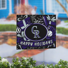 Colorado Rockies Yard Sign, Holiday, MLB, Home