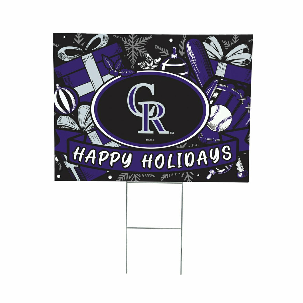 Colorado Rockies Yard Sign, Holiday, MLB, Home