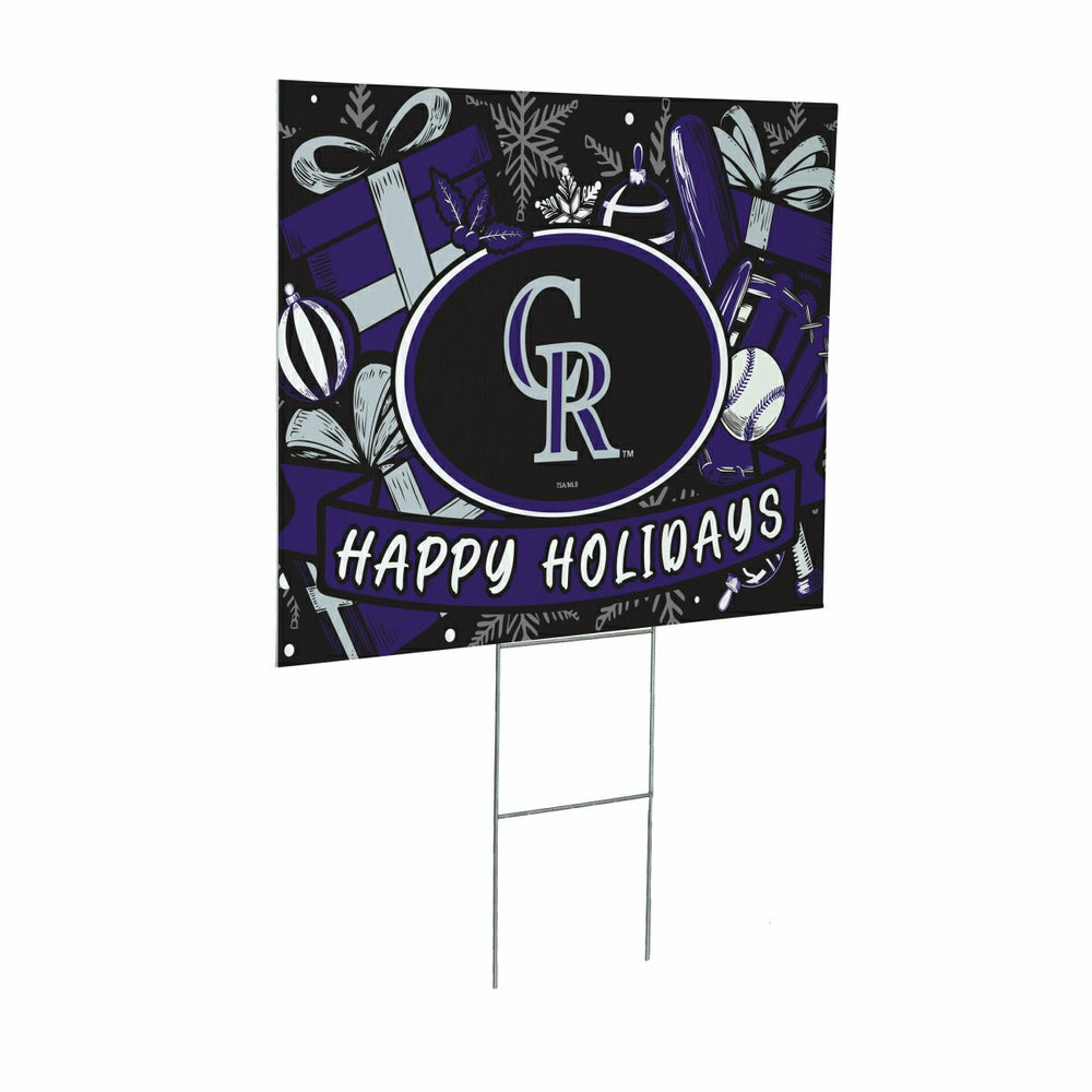 Colorado Rockies Yard Sign, Holiday, MLB, Home
