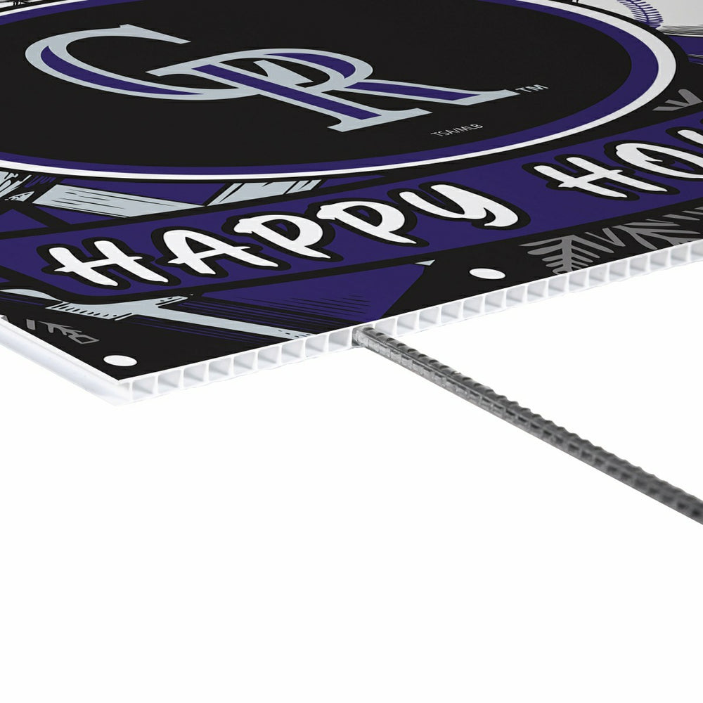 Colorado Rockies Yard Sign, Holiday, MLB, Home