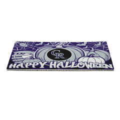 Colorado Rockies Halloween PVC Mat, 28"x16", MLB
