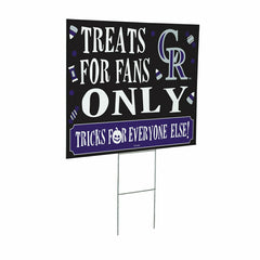 Colorado Rockies Yard Sign, Halloween Treats for Fans, MLB, Home