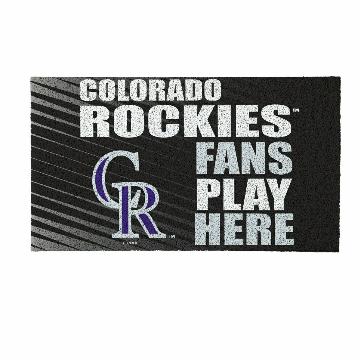 Colorado Rockies Fan Mat, 28"x16", MLB
