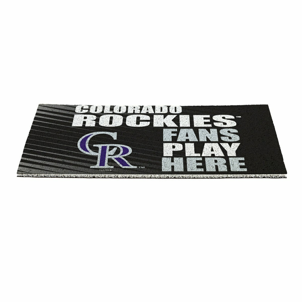 Colorado Rockies Fan Mat, 28"x16", MLB