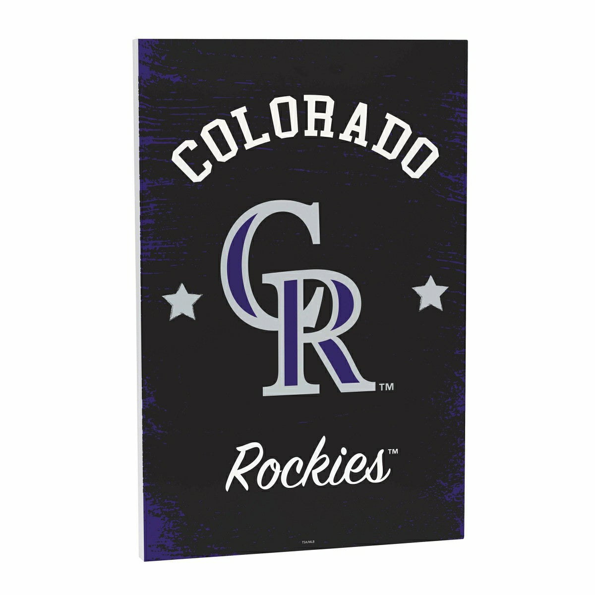 Colorado Rockies Wood Wall Sign, 16x24, MLB, Home