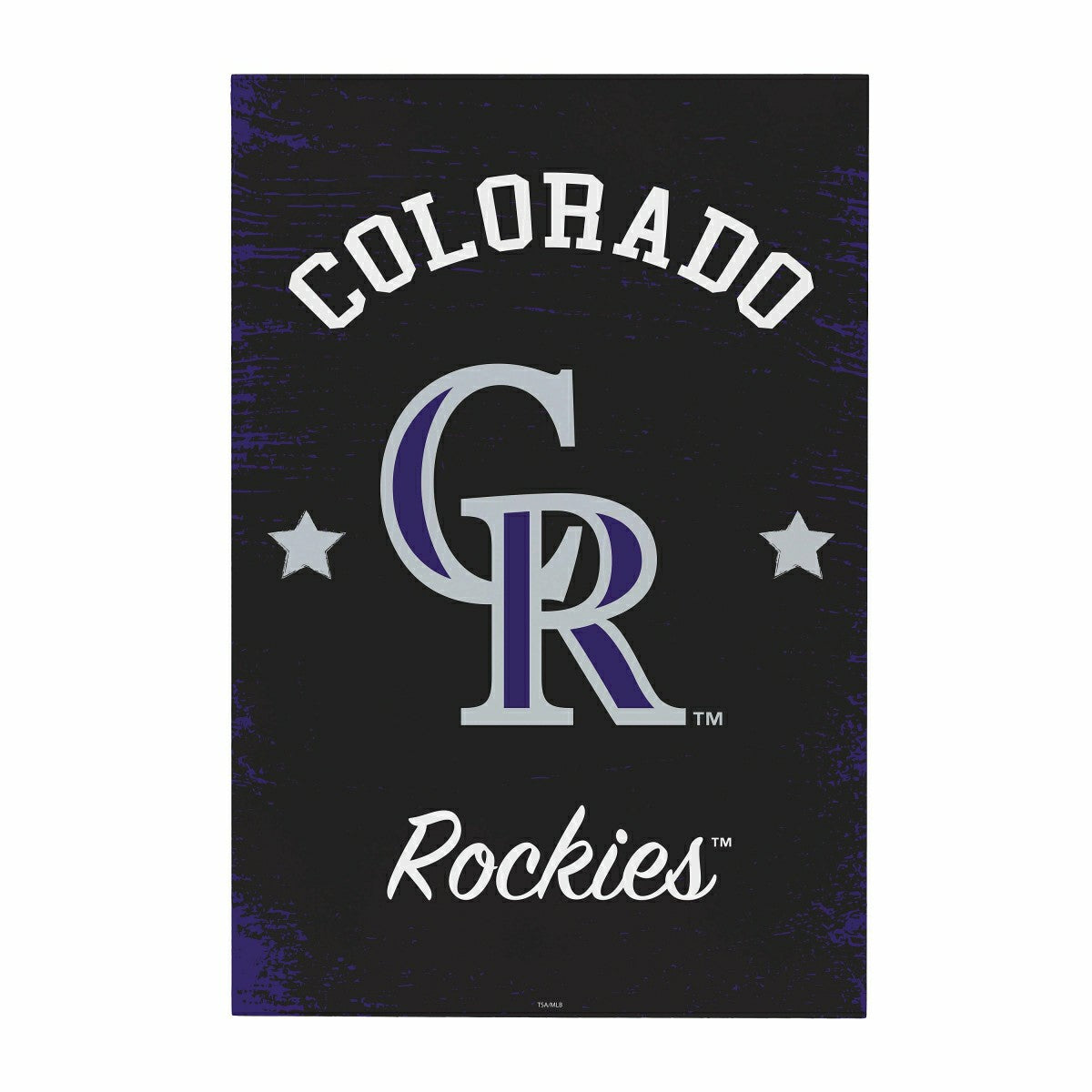 Colorado Rockies Wood Wall Sign, 16x24, MLB, Home