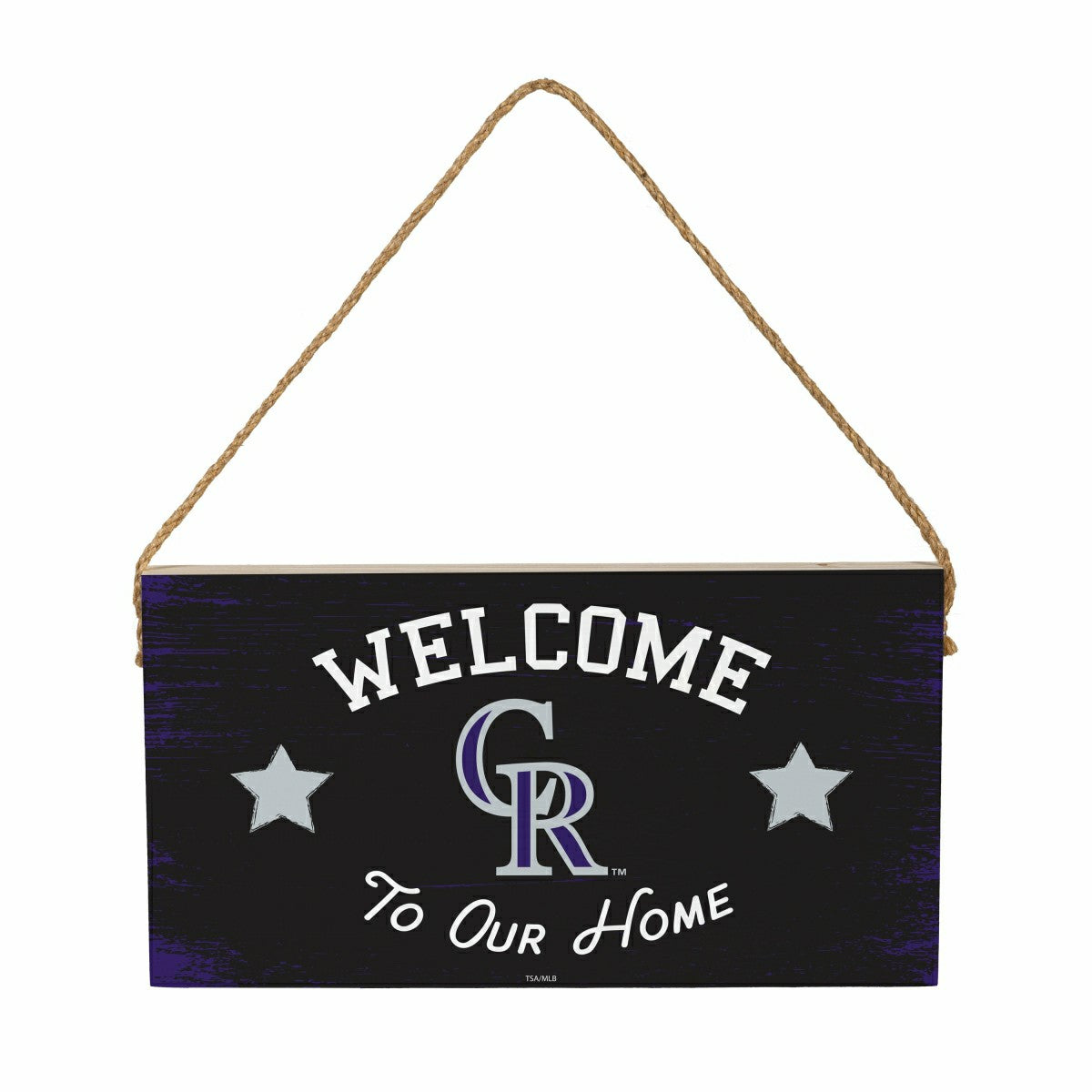 Colorado Rockies Wood Wall Sign, 6x11, MLB, Home