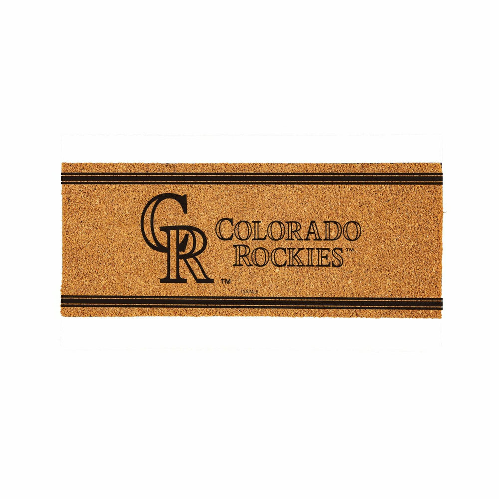 Colorado Rockies Extra Large One Color Coir Mat, 60"x24", MLB