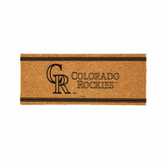 Colorado Rockies Extra Large One Color Coir Mat, 60"x24", MLB